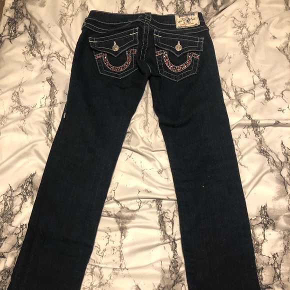 True religion jeans, pink crystals design - Picture 1 of 3